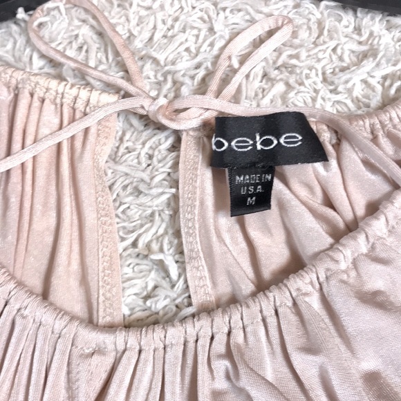 Beautiful Almond Vintage Bebe Top - Picture 5 of 10